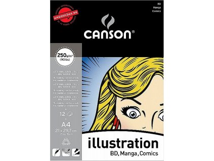 5720 canson illustration blok a3 250g 12 listu