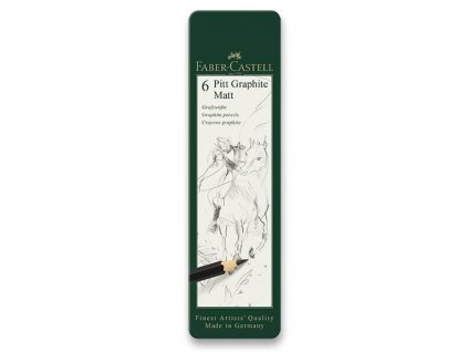 Pitt graphite matt 6ks