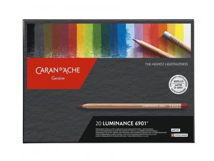 66918 umelecke pastelky caran d ache luminance 6901 20 barev