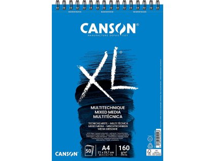 67314 papir canson xl mix media skicak a3 160g 50 listu krouzkovy