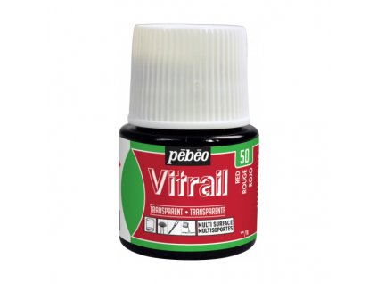 vitrail 50 cervena