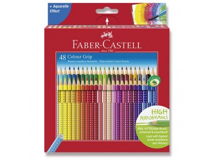 72593 akvarelove pastelky faber castell grip 2001 48 barev