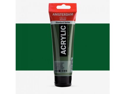 74113 akrylova barva amsterdam standard 120 ml 622 olive green deep
