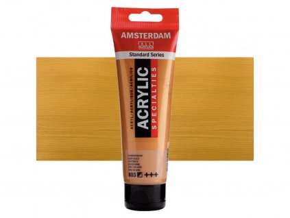 akrylova barva amsterdam 120 ml deep gold 803 (1)