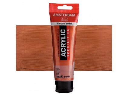 akrylova barva amsterdam 120 ml copper 805