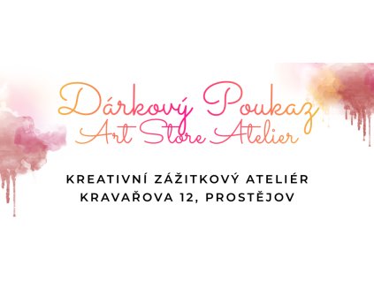 Pouring Akryl obraz - Dárkový poukaz