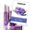 Skicák Canson Graduate Mix-Media White A4 200g 30 listů - bílý