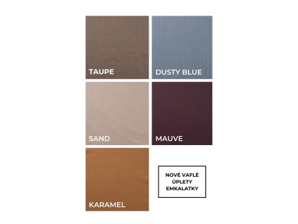 Vaflový úplet (Barva Taupe)