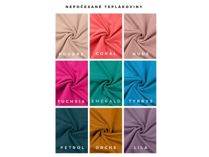 Nepočesaná teplákovina (Barva Poudre)