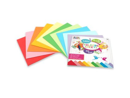 Barevné papírové čtvrtky 120 ks | CRAFT