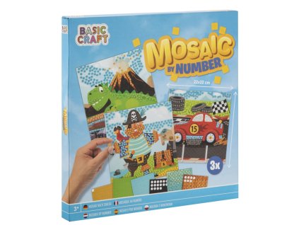 Mozaika podle čísel 3 ks | CRAFT