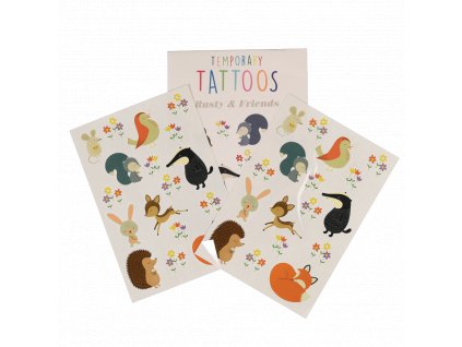 rusty and friends temporary tattoos 26621 2 0