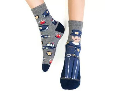 Ponožky Policista šedé