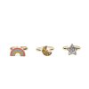 30761 2 set 3 glitter rings star