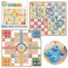 woopie green gry planszowe logiczne 2w1 ludo chinczyk weze i drabiny