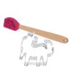 31013 2 unicorn cookie cutter and spatula set