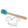 31012 2 dinosaur cookie cutter and spatula set