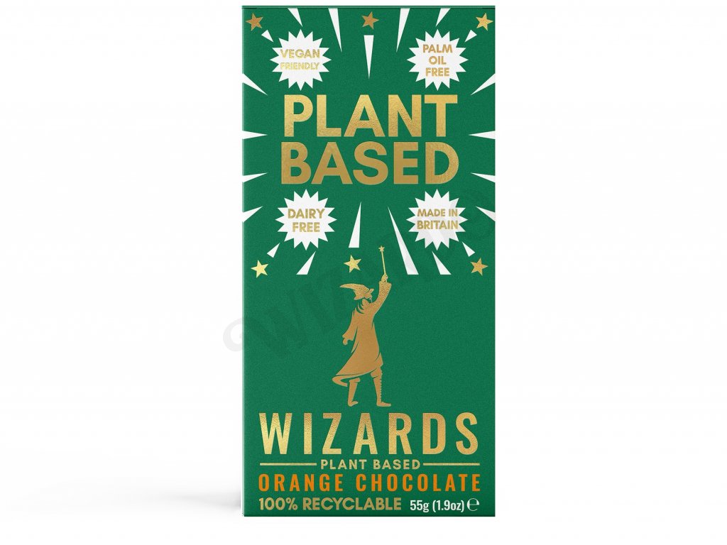 harry potter cokolada wizards magic plant based pomeranc
