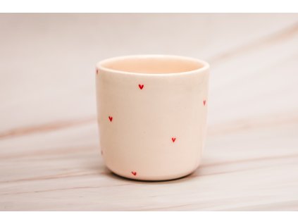 rucne Delany hrníček se srdíčky