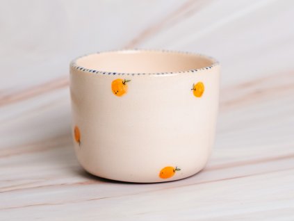 rucne Delany hrníček malovaný s pomeranči