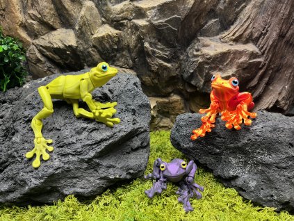 Flexi žabka Pralesnička 19 cm