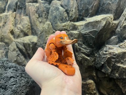 Ptakopysk cihlově červený 16 cm