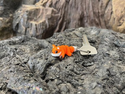 Liška přívěšek Mini ZOO - Lištička na klíče, batohy a kabelky