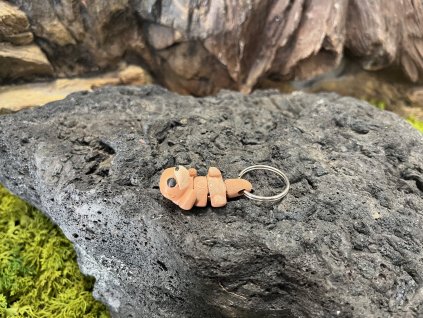 Vydra přívěšek Mini ZOO - Vydřička na klíče, batohy a kabelky
