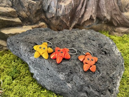Mořská hvězdice přívěšek Mini ZOO na klíče, batohy a kabelky