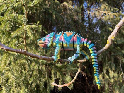 Panther Chameleon – Ultra-Realistic 3D Figure, 29 cm