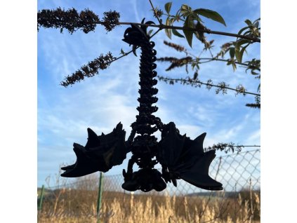 Netopýří dráček s křídly délka 30 cm 3D tisk