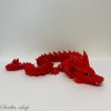 Krystalkový drak Červenáček 60 cm 3D tisk