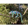 Chameleon pardálí – ultra realistická 3D figurka 29 cm