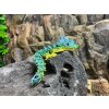Růžičkový dráček modrozelené mládě délka 17 cm 3D tisk