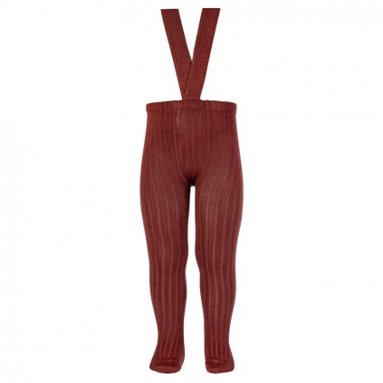 rib tights elastic suspenders cauldron