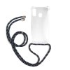 Pruhledne pouzdro se snurkou na krk pro mobil Huawei P30 Lite crossbody obal na mobil pouzdronamobil.net