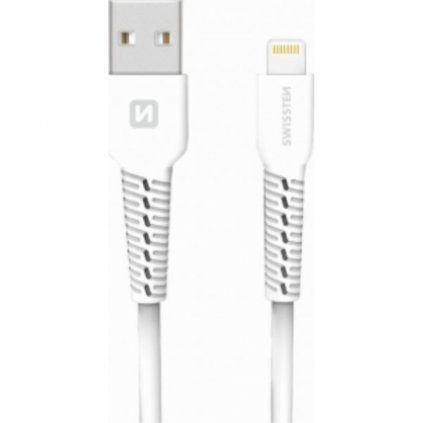 Swissten datový kabel USB-A / Lightning pro iPhone 1m bílý