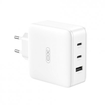 charger xo ce14 pd qc 30 100w 1x usb 2x usb c white