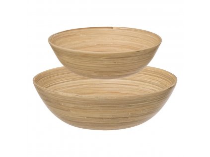 46746 sada 2 bambusovych misek salad bowl