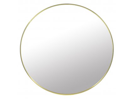 Zlaté kulaté zrcadlo LEOBERT - různé velikosti (Průměr zrcadla 60 cm)