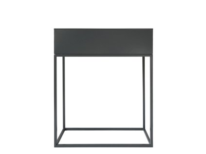 45993 tmave sedy multifunkcni kovovy kvetinac indize typ 3