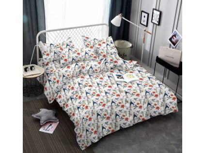 Povlečení z mikrovlákna TROCHILA bílé (Rozměr povlečení 70 x 80 cm | 140 x 200 cm)