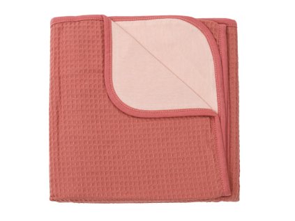 Dětská bavlněná deka do postýlky DREAMLINE 75x100 cm v červené barvě