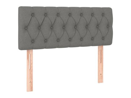 Elegantní čelo k boxpringové posteli 90 cm tmavě šedé