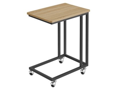 Příruční stolek TAYLOR SONOMA 50x35 cm – snadno přemístitelný díky kolečkům