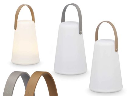 Moderní LED lampa LIGHT s praktickou rukojetí a více barevnými variantami