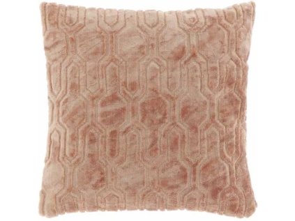 Dekorační polštářek RORY 45 x 45 cm růžový – stylový doplněk pro pohodlný a elegantní interiér.