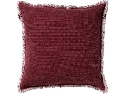Dekorační povlak na polštář BURTO MERLOT 45x45 cm – luxusní vínová elegance