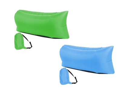 Nafukovací vak LAZY BAG – pohodlí kdekoliv, bez pumpy, s praktickou taškou.