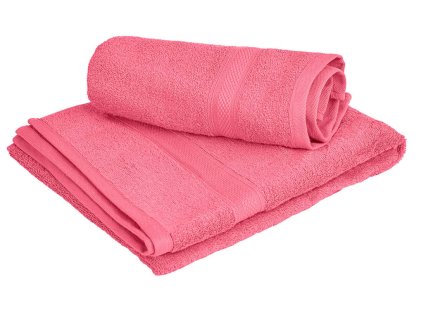 Kvalitní osuška CLARYSSE ELEGANCE korálová 100% bavlna